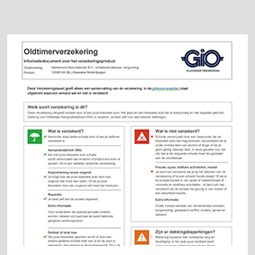 Verzekeringskaart WA